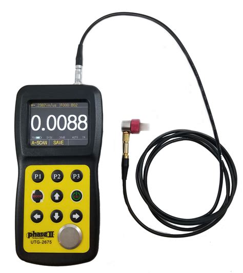 phase 2 ultrasonic thickness tester|ultrasonic thickness gauge.